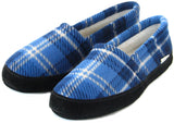 Polar Feet Men's Perfect Mocs Blue Flannel